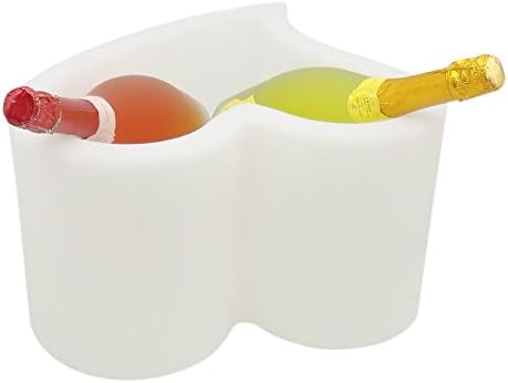 White PE Color Changing Party Ice Bucket Battery Operated TCD-2023