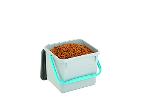 Rotho Aufbewahrungsbox für Tierfutter aus Kunststoff (PP), mit Tragegriff und Motiv auf Deckel, für circa 3 kg Trockenfutter - 2