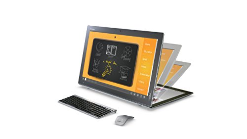 Lenovo Yoga Home 900 68,58cm (27 Zoll Full HD) All-in-One Desktop PC (Intel Core i7-5500U, 3GHz, 8GB RAM, 256GB SSD, NVIDIA GeForce GT940A 2 GB, Touchscreen, Windows 10 Home) schwarz/silber - 2