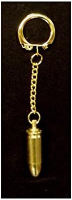Bullet brass key rings (9mm)