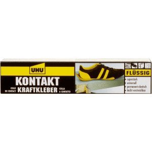 Preisvergleich Produktbild UHU 5 x Kontakt-Kraftkleber flüssig Tube 120g