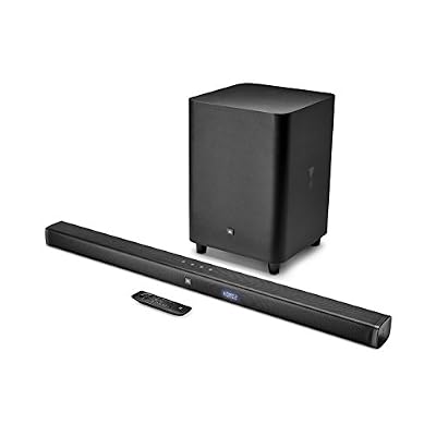 JBL JBLBAR31BLKEP BAR3.1 - Barre de son 3.1 Canaux Ultra HD 4K avec Caisson de basses sans fil Noir