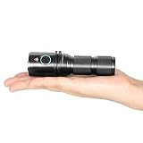 linterna imalent dx80 Utiliza la última generación LED CREE XHP70 de segunda generación. Vida útil de hasta 50000 horas con una salida máxima de 4500 lúmenes.