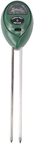 Willdo Three-in-one soil moisture / pH / light intensity tester,Gardening Tools Soil Tester Moisture Meter, Plant Tester for Garden, Farm, Lawn, Indoor Outdoor,Accurate Easy Read Indicator