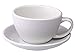 Produktbild Loveramics Cafe Latte Tasse + Untertasse Egg 300 ml Porzellan weiß
