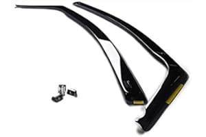 Car Lux AR003863 - Derivabrisas Deflectores de Aire Cortavientos de Viento Delanteros para Megane III a Partir de 2009 hasta 2016