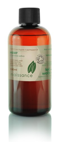 100ml Organic Hemp Oil - 100% Pure Cold Pressed Carrier Oil