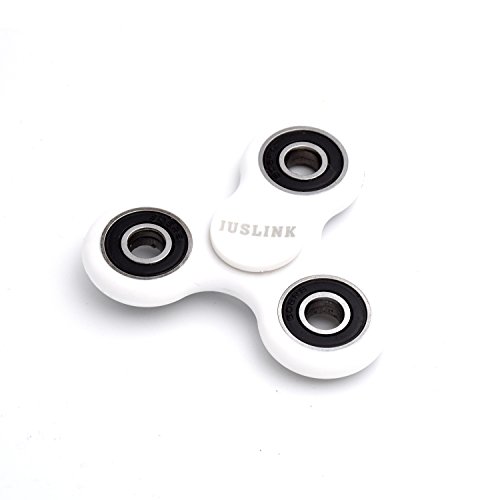 Juslink Fidget Spinner with Ceramic ball,Hand Spinner Toy for Relieve Stress and Kill Time, 3 to 5 Minute Spin (White) Juslink Fidget Spinner with Ceramic ball,Hand Spinner Toy for Relieve Stress and Kill Time, 3 to 5 Minute Spin (White)