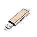 Produktbild Big-Mountain 3 in 1 Kartenleser Typ C Micro USB 3.0 Combo auf 2 Slot TF SD Kartenleser OTG Card Reader Kartenlesegerät Speicherkartenleser Adapter (Gold)