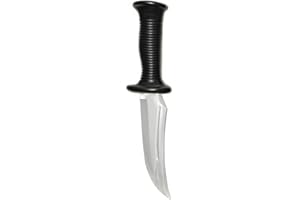 STRUTS Halloween Scream Ghost Face Rubber Knife Fancy Dress Prop 26cm