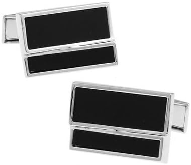 masgemelos – Cufflinks Black Silver XXII