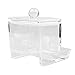 Acrylic Transparent Cosmetic Makeup Jewelry Holder Box Q-tip Storage Containers