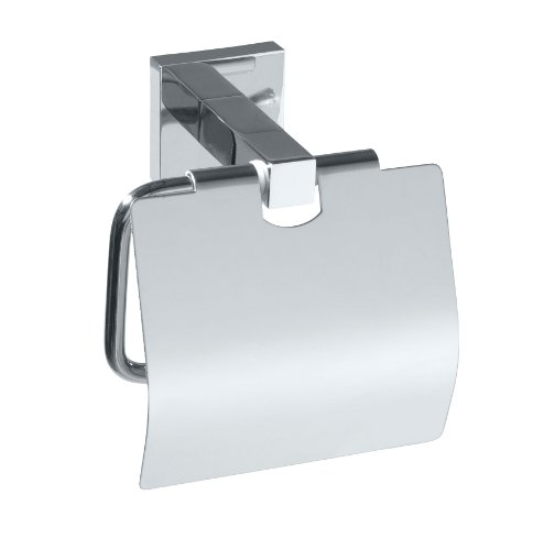 Wenko 17973100 Toilettenpapierhalter San Remo Power-Loc – Befestigen ohne Bohren, Chrom rostfrei, 14 x 13 x 7 cm - 2