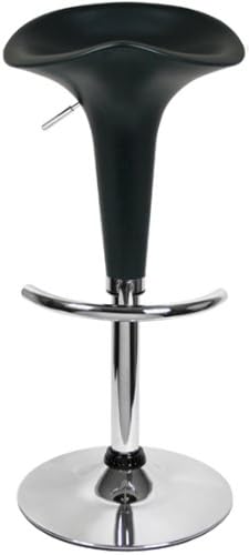 DF Sales Lamboro Pod Bar Stool, Black