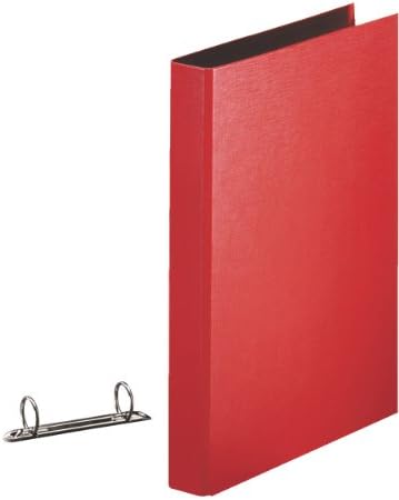 Centra 25 mm 2 Round Rings A4 Ring Binder - Red