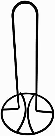 Deluxe Solid Wire Kitchen Paper Towel Holder (BLACK)