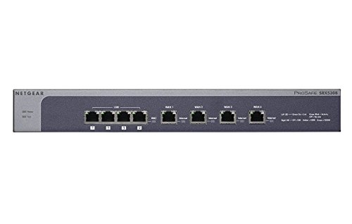 NETGEAR SRX5308-100EUS ProSAFE Quad WAN SSL Gigabit VPN Firewall - 4