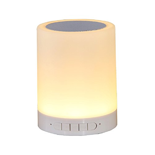 Preisvergleich Produktbild Kainuoa® LED Tischleuchte mit Wireless Bluetooth Lautsprecher Touch Lampe Nachtlicht Dimmbare Bunte Nachtischlampe Dekoleuchte in Farbwechsel für Kinderzimmer Schlafzimmer