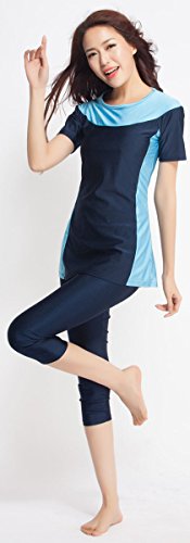 YEESAM Bescheiden Bademode Frauen Surfing Suit Muslim Hindu Jüdisch Shorts Badeanzug Sonnenschutzmittel - 2