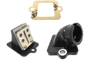 AGEEMY Tuning Ansaugstutzen Membranblock Dichtung Set für Piaggio TPH NRG Sfera Zip 2-Takt 50ccm