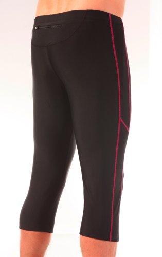 Ultrasport Herren Laufhose 3/4 mit Kompressionswirkung und Quick-Dry-Funktion - 3