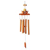 Producto: Wind Chime LAJIXIAOBAI Campanas de viento de bambú tubos al aire libre campanas colgantes adornos regalo de madera anillos de la decoración del jardín decoración del hogar