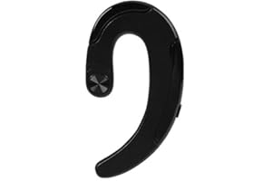 ESTINK Auriculares de conducción ósea, Auriculares Bluetooth estéreo inalámbricos con Gancho para la Oreja, Auriculares Ligeros para Llamadas Sonido de Alta definición(Negro)
