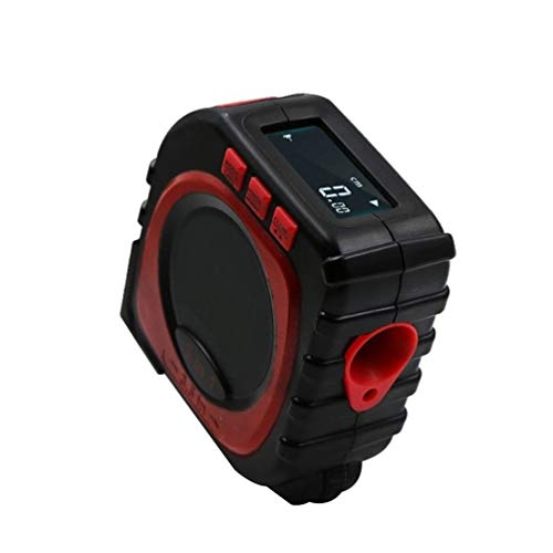 Preisvergleich Produktbild CHOULI 3-in-1-Digitalmaßband Laser-Entfernungsmesser-Entfernungsme... Schwarz und Rot