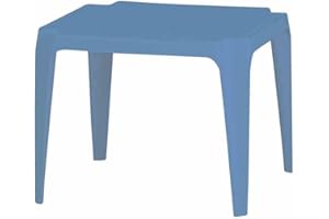 SUNNY DAYS Urban Living SUNNYDAYS Le PLASTIK - Table Enfant EMPILABLE Bleu