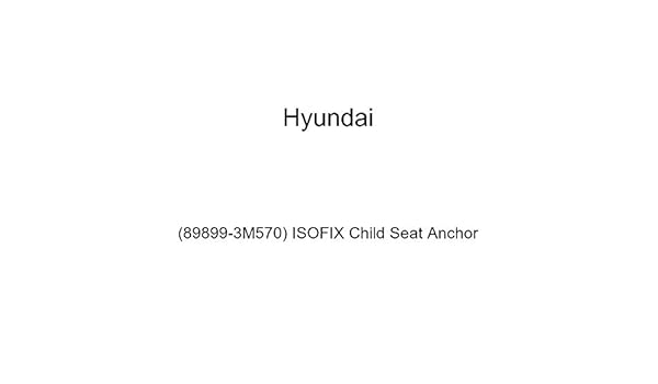 hyundai isofix