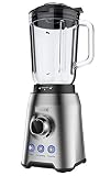 MyWave Capri - Batidora Americana de Vaso 1000 W, Prefunción de Autolimpieza, Jarra de 1,5 L - Acero Inoxidable