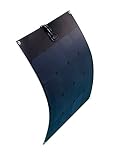 enjoysolar® 100 W Flexible Módulo Solar Panel Solar 12 V Full Black...