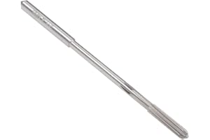 sourcing map - Alesatore per mandrino, 4,1 mm, HSS cobalto M35 Tornio Alesatore D4 6 scanalature dritte, utensile per fresatura a gambo rotondo, per acciaio inossidabile, lega di rame e metallo