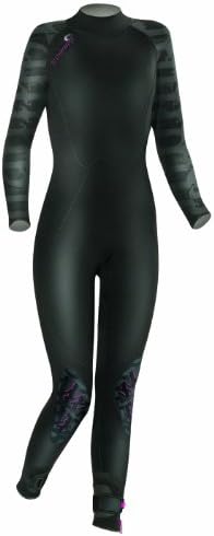 Camaro Ice Tec Women's Semi-Dry Wetsuit black Size:38