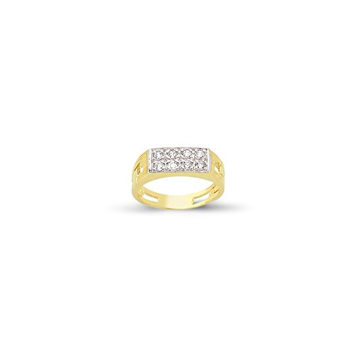 9ct Yellow Gold Cubic Zirconia Baby/Kids Ring