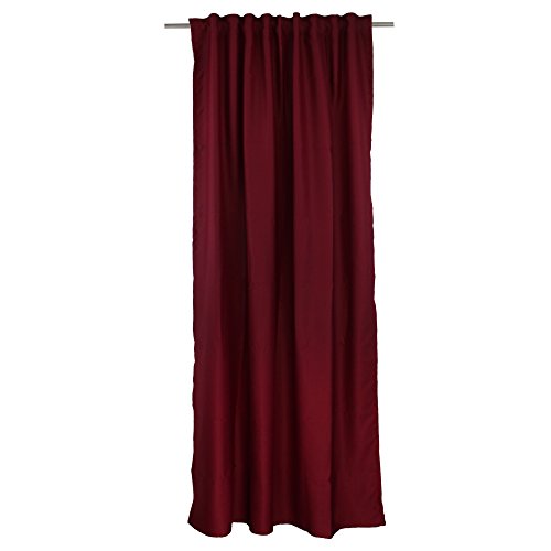 Gözze Verdunkelungsvorhang, Blickdicht, 140 x 255 cm, Tessin, Bordeaux, 81359-33-4045