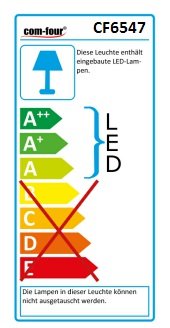 COM-FOUR® LED Leselampe,Reiselampe, Still Licht, Klemmleuchte mit Standplatz, Arbeitsplatzleuchte, LED Leselampe mit Klammer für eBook klemmbar, mit Schwanenhals ca 21 cm - 6