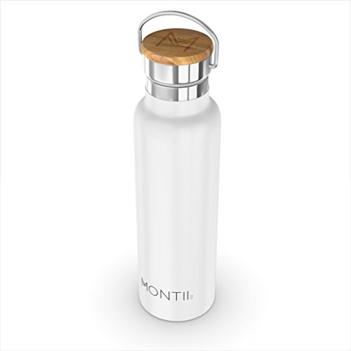 Montii - 600ml Insulated - Stainless Steel Water Bottle - White Montii - 600ml Insulated - Stainless Steel Water Bottle - White