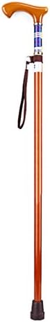 XUEPING Cane Old People Solid Wood Turn 3 Colors T-handle Original Length Of 92 Cm Can Be Truncated On Their Own ( Color : B )