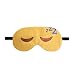 Produktbild Bobo 3D Printed Schlafbrille Sleep Shade Eye Shield, tragbare Tasche Silhouette und Licht komfortable Augenmaske für Männer und Frauen Reisen