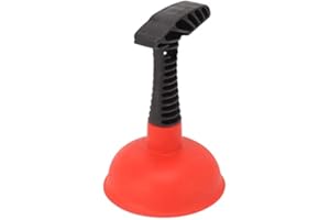 GREENSEN Mini tłok, tłok, z przyssawką, mały tłok toaletowy z ergonomicznym uchwytem, mały tłok odpływowy do toalety, wanny, zlewu (styl 1)