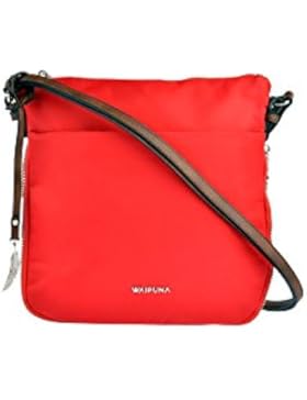 WAIPUNA Umhängetasche Kanalana Crossbody Tasche Damen Nylon Rot