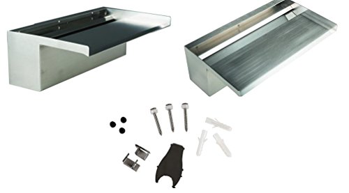 Preisvergleich Produktbild Unbekannt WASSERFALL EDELSTAHLAUSTRITT AQUAFALL 1500MM (914937149)