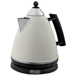 De'Longhi Classic KBE3014-2 Cordless Kettle, 3 Kilowatt - Cream