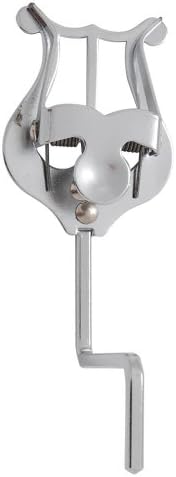 Woodbrass WBSLY Lyre for Alto Tenor Saxophone Silver