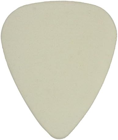 Rubber Tones RUB-WHSI-1 White Silicon Single Plectrum Pick
