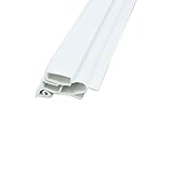 Material: Gel de sílice Aexit 3.3 Ft x 20 mm x 23 mm Junta de la puerta del refrigerador de gel (model: C3293OIV-3768DH) de sílice Blanco