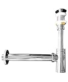 Fabricado en latón cromado. Vaycally Profesional de alta calidad nuevo baño sifón para lavabo fregadero cocina diseñador lavabo sifón cilíndrico cromo