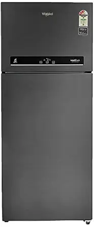 Whirlpool 440 L 3 Star Inverter Frost-Free Double Door Refrigerator with Adaptive intelligence technology(INTELLIFRESH INV CNV 455 3S, Steel Onyx, Convertible)