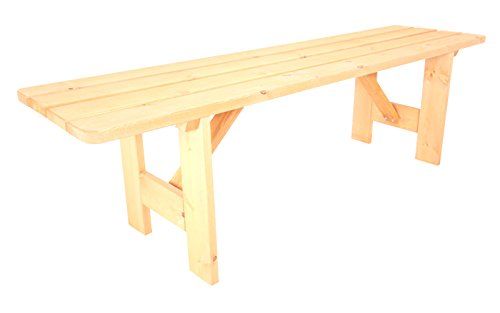 Holzbank Gartenbank Parkbank Massivholz Holz-Gartenbank Terrassenbank GB-150